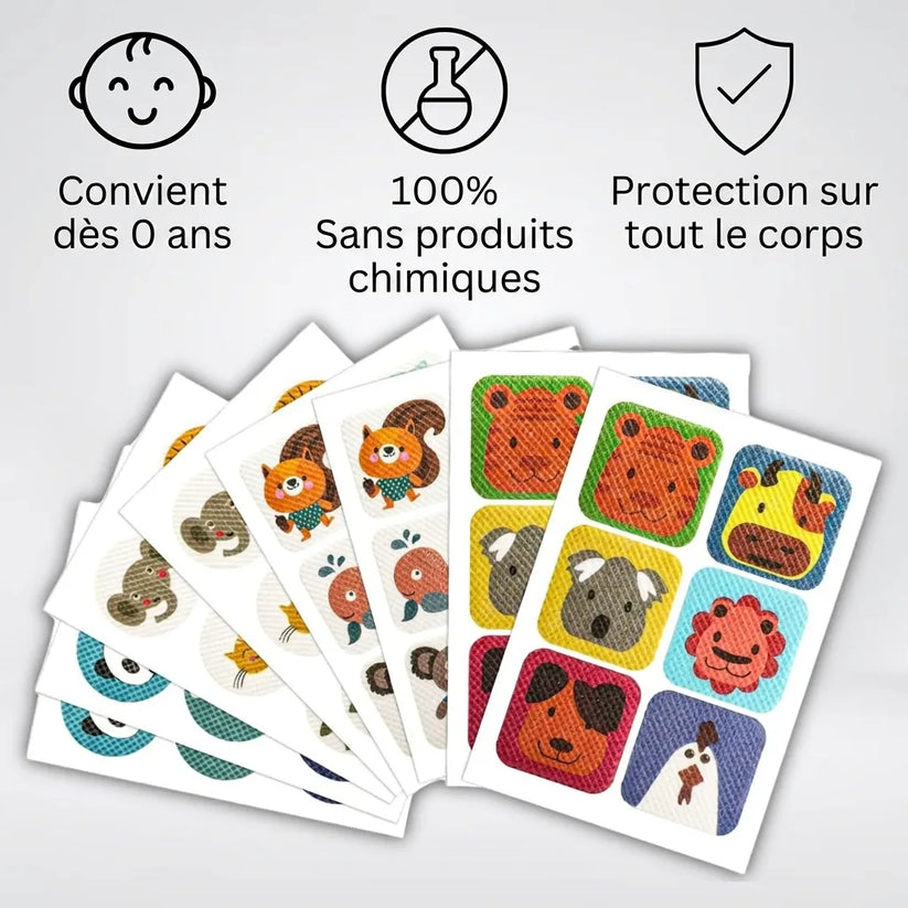 x40 Stickers anti-moustiques pour enfants