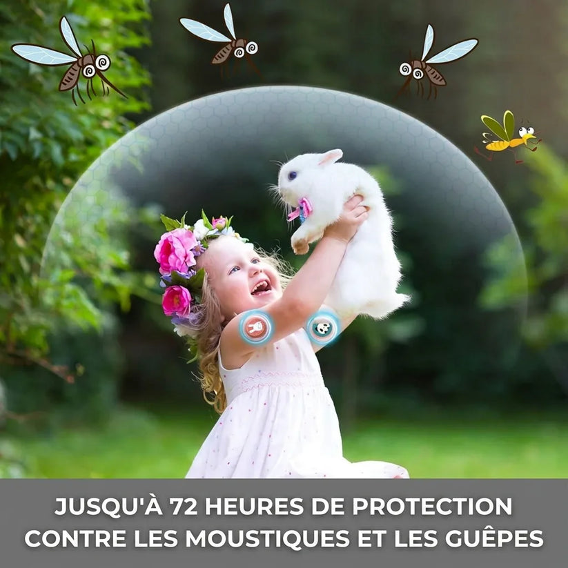 x40 Stickers anti-moustiques pour enfants